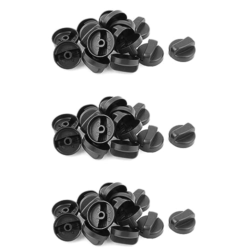 AuntYou 45 PCs fornuis gasfornuis kunststof 8 mm Dia Mount Gat Knop