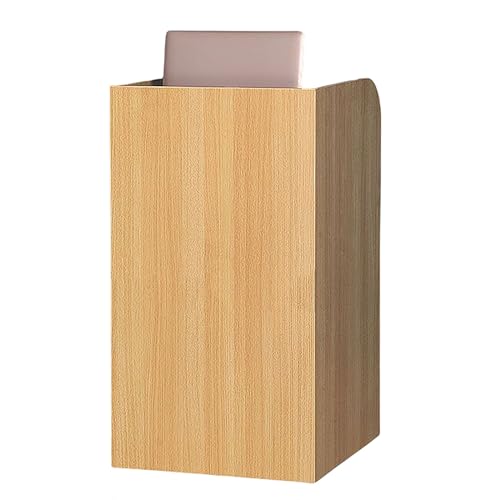 ZXDRYBHD Receptiebalie, Receptie, Kantoorreceptiebalie, Kleine receptie, Stationsbalie, Geschikt voor Kassa en Detailhandel (Color : Wood color, Size : 15.7in/40cm)