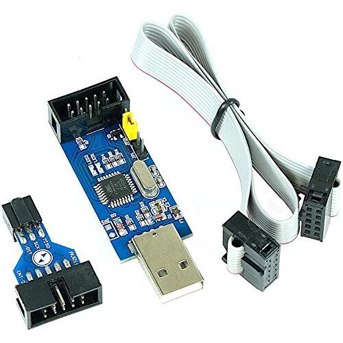 Paradisetronic.com ISP-adapter, 10-pins naar 6-pins, voor b.v. Atmel AVR, Arduino, Bascom, USBasp, ICSP