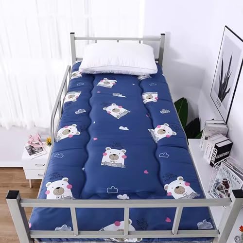 DAZULI Japans Vloer Matras Dikker Worden Ligbed Matrasje Opvouwbaar Oprollen Jongens Meisjes Slaapzaal Kinderen Zacht Ademend Vermogen Voor Ligbed Bank En Bank(Size:3cm,Color:C)