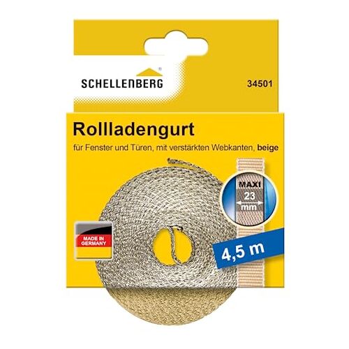 Schellenberg rolluikgordel Beige 4,5 m.