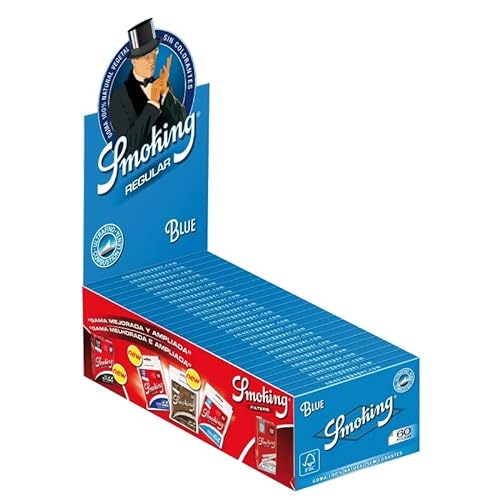 Smoking rolpapier standaard blauwe doos aan 50 boekjes