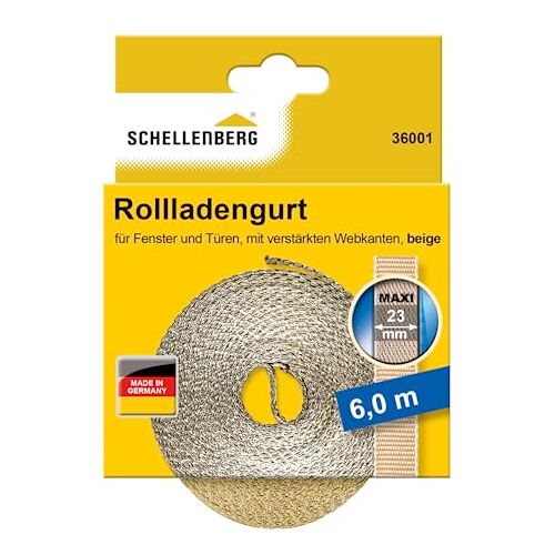 Schellenberg rolluikgordel Beige 6 m.