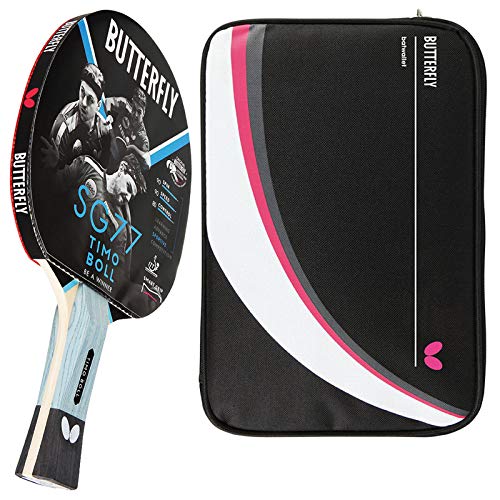 Butterfly Timo Boll SG77 tafeltennisbatje + tafeltennishoes Drive Case 2   tafeltennisbatjes   professionele set tafeltennis