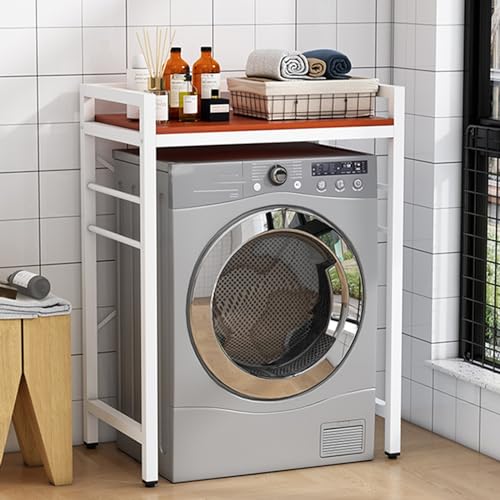 LXP Badkamerrekken Wasmachine Opbergrekken, Badkamer Wasmachine Droger Opbergrekken, Badkamer Organizer Rekken, Ruimtebesparende Opbergrekeenheden (Color : B)