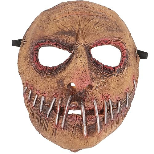 Hushuwan Halloween-masker Nagels Het masker Enge maskers Halloween Eng hoofdmasker Maskers for Halloween Creep Cosplay Masker Halloween-feestmasker Horrormasker met eng gezicht Zachte emulsie hoofddeksel489