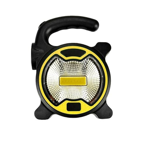 Retoo Werklamp op batterijen, 2 lichtmodi, draagbare COB campinglamp, led-werklamp, zaklamp met batterij, noodlamp, led-COB, werkplaatslamp voor auto reparatie