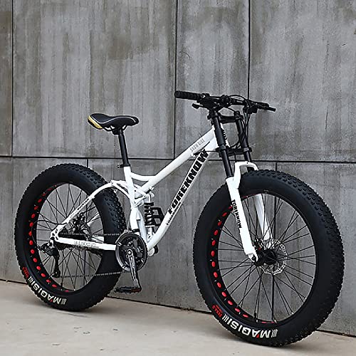 UJKDDDCC Mountainbike, 26 inch, trail-mountainbike voor volwassenen, fiets met 7/21/24/27/30 snelheden, hardtail mountainbike van staal met hoog gehalte