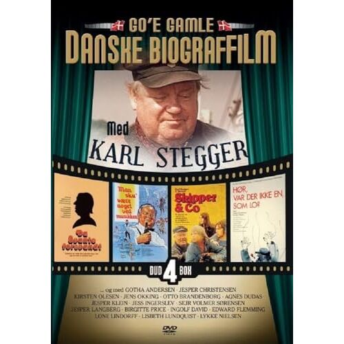 SMD Karl Stegger Go'e Gamle Danske Biograffilm (4 disc)