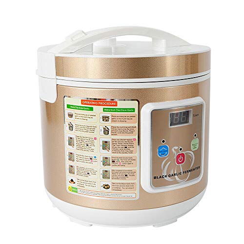 Lightakai Zwarte knoflook fermentatiemachine, 90 W, 12-15 dagen, intelligente zwarte knoflook, fermentatiemachine, 5 liter, automatische zwarte knoflook, fermentatiemachine, 360 graden stereoconstante verwarming