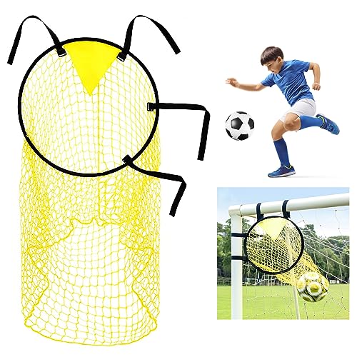 HENGBIRD Voetbaldoel, 45 x 60 cm, doelnet, top voetbaldoelaccessoires met frame, kruishoek, accessoires voor het voetbaldoel, eenvoudige montage, doelzones, focus, voetbaldoelnet voor training