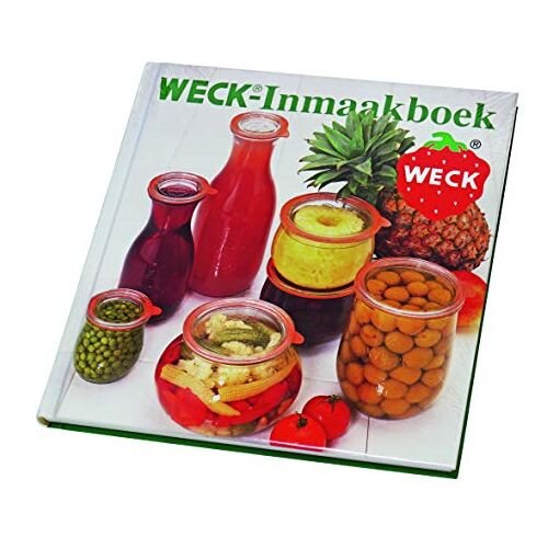 Weck 6379 Nederlandse inkookboek; boek voor het bewaren van levensmiddelen; inmaken van groenten en fruit, handleiding voor het inkoken; gebonden editie, 144 gekleurde pagina's, met foto's wit