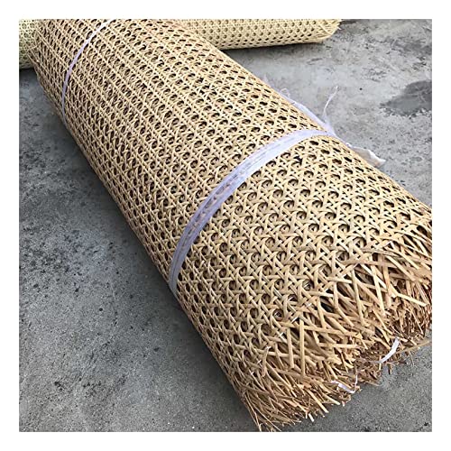 TQVLNMCR Rotan Cane Webbing Roll, Rietrol, Geweven Rietmateriaalrol, Geweven Open Gaasriet, Rietmateriaal, Voor Meubilair Plafond Doe-Het-Zelfbenodigdheden 32 36 40 In/45 Cm * 300 Cm (18 Inch * 119