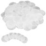 Evenden 60 ronde Capiz-schelpen van 5 cm met 2 gaten ronde natuurlijke schelpen witte schelpen voor windgong productie van interieur