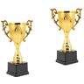 Happyyami 2 Stuks trofee mini prijzen kinderprijzen prijzen voor kinderen sport- voetbal spullen kinderdingen onderscheidingen klein prijs benodigdheden leerling plastic