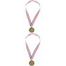 BESPORTBLE 2 Stuks Metalen Medaille Decor Awards Medailles Kleine Race Award Medaille Medailles Voor Awards Herbruikbare Award Medaille Art Medaille Metalen Award Medailles Race Medaille