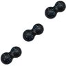 LALAFINA Mobiliteitstool 3Pcs Peanut Back Massager Peanut Mobility Tool Roller Wheels Yoga Roller Yoga Ball Peanut Ball Deep Scroll Wheel Peanut Blue Yoga Epp Ball Lacrosse Balls Kantoor