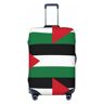 CHRYSM Bagagehoes vlag van de staat Palestina Cover Protector anti-kras koffer cover past 45-75 cm koffer S, Vlag Van De Staat Palestina, Medium, Art Deco