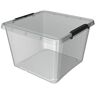 ORPLAST 6 x  SimpleStore Box met clips 32 liter 39 x 39 x 26 cm transparant