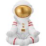 UKCOCO 1 St Astronaut Beugel Planeet Hars Standbeelden Miniatuur Astronaut Hars Astronaut Figuren Astronaut Figuur Ruimtevaarder Telefoonhouder Synthetische Hars Kind Toets