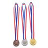 Yardwe 3Pcs Blanco Medaille Sport Prijs Awards Medaille Award Zilveren Medaille Sport Medaille Concurrentie Medailles Sportevenementen Medaille Race Medailles Universele Medaille Gouden