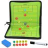 MUSISALY Voetbal Bord Voetbalklembord Voor Coaches Voetbal Trainingsbord Voetbal Bord Klembord Voor Voetbalcoaches Magnetische Map Voor Voetbalcoaches Stopwatch 28c Toegewijd Pvc