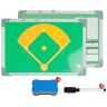 SATRJT Draagbare Baseball Coaching Board Baseball Tactiek Coaches Board Baseball Strategie Board Coaches Training Apparatuur