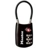 Master Lock 4688D geaccepteerd Stel uw eigen combinatie TSA goedgekeurd bagageslot, zwart, 1 pak