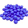 Armena Glasnuggets blauwe glazen stenen, ondoorzichtige decoratieve glaskralen, diameter 17-20 mm, 300 g (Circa 75 stuks)