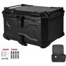 CHEMYO Motorcycle Trunk Bag Met Veiligheidsslot, Motorcycle Tail Box Trunk, Motorcycle Trunk Tail Box, Waterdichte Motorcycle Trunk (Maat : Steel, Kleur : BLACK-X_45L-A)