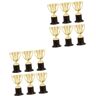 BESPORTBLE 12 Stuks Kleine Trofee Kleine Trofee Kleine Trofeeën Sport Award Trofee Student Trofee Cm Trofee Voetbal Trofee Sport Trofeeën Golden Award Kids Award Trofee Mini Game Mand Kind