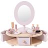 Howa Kindermake-uptafel van hout met 8-delig accessoires en hartstickers 50012