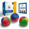 HELDENGUT [3X] geliefde jongleerballen voor kinderen, volwassenen, beginners en professionals perfect uitgebalanceerde jongleerbal voor optimaal jongleren jeugleerballen incl. jongleerboek