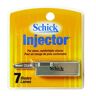 Schick Injector Plus Bladen, Chroom, 7 Karaat, 2 Stuk