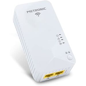 Metronic Prise Cpl Wi-Fi 600 Mb/s - Blanc Metronic Prise Cpl Wi-Fi 600 Mb/s - Blanc