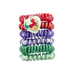 Disney PRINCESSES Set van 4 elastische kabels – zonder sporen – de kleine zeemeermin – Ariel – officieel product Disney PRINCESSES Set van 4 elastische kabels – zonder sporen – de kleine zeemeermin – Ariel – officieel product