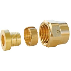 Somatherm - Rechte perspressieverbinding - Ø20 - moer 20/27 (3/4 inch) Somatherm - Rechte perspressieverbinding - Ø20 - moer 20/27 (3/4 inch)