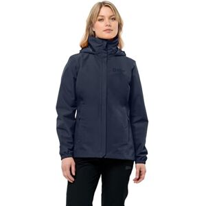 Jack Wolfskin Stormy Point damesjack, 2 l, nachtblauw, XS Jack Wolfskin Stormy Point damesjack, 2 l, nachtblauw, XS