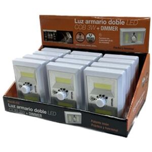 Levitantes Dubbele led-kastlamp, COB 3 W + dimmer. Levitantes Dubbele led-kastlamp, COB 3 W + dimmer.