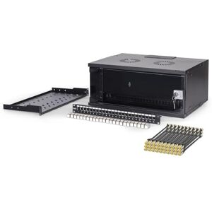 Digitus 19-inch netwerkset 4U netwerkkast SOHO PRO 1U plank 24-poorts patchpaneel 24 keystone modules 30 patchkabels niet gemonteerd zwart Digitus 19-inch netwerkset 4U netwerkkast SOHO PRO 1U plank 24-poorts patchpaneel 24 keystone modules 30 patchkabels niet gemonteerd zwart