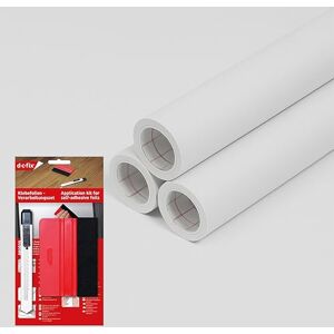 d-c-fix Möbel-Klebefolie Bundle 3x seidenmatt Weiß 45 cm x 2 m + Rakelset Möbelfolie selbstklebende Küchenfolie Schrankfolie Deko-Folie Tischfolie Fensterbank Küchenfronten wasserfest d-c-fix Möbel-Klebefolie Bundle 3x seidenmatt Weiß 45 cm x 2 m + Rakelset Möbelfolie selbstklebende Küchenfolie Schrankfolie Deko-Folie Tischfolie Fensterbank Küchenfronten wasserfest