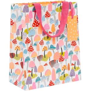 Glick Papieren Salade Glanzende Paddenstoelen Grote Cadeaubag - Cadeaubag Glick Papieren Salade Glanzende Paddenstoelen Grote Cadeaubag - Cadeaubag