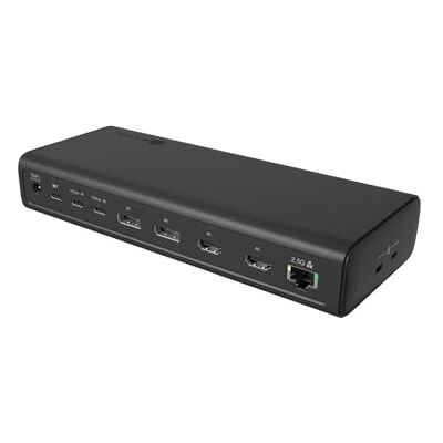 ICY BOX IB-DK7401-CU31 Bekabelde USB 3.2 Gen 2 Type-C Docking Station ICY BOX IB-DK7401-CU31 Bekabelde USB 3.2 Gen 2 Type-C Docking Station