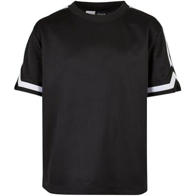 Urban Classics Jongens Oversized Stripes Mesh Tee jongens T-Shirt Urban Classics Jongens Oversized Stripes Mesh Tee jongens T-Shirt