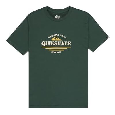Quiksilver T-shirt met korte mouwen EV Type LINE SS Multi 8 voor jongens, Trekking Groen, 8 jaar Quiksilver T-shirt met korte mouwen EV Type LINE SS Multi 8 voor jongens, Trekking Groen, 8 jaar