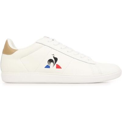 Le Coq Sportif heren Courtset Optical White/TanSneaker Le Coq Sportif heren Courtset Optical White/TanSneaker