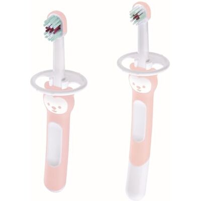 MAM Leer Borstel Set - Ergonomische Lange & Korte Handgreep - Veiligheid Ring MAM Leer Borstel Set - Ergonomische Lange & Korte Handgreep - Veiligheid Ring