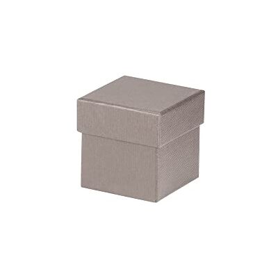 Rössler Cadeaudoos Boxline - 65x65x65mm Taupe Rössler Cadeaudoos Boxline - 65x65x65mm Taupe