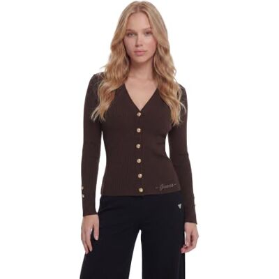 GUESS Dames Ls Vn Ellie Cardi SWTR LS VN Ellie Cardi SWTR (Pack van 1) GUESS Dames Ls Vn Ellie Cardi SWTR LS VN Ellie Cardi SWTR (Pack van 1)