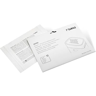 Dahle Oliepapier 20795 (voor alle niet-olievrije Cross-Cut-papierversnipperaars), 12 vellen Dahle Oliepapier 20795 (voor alle niet-olievrije Cross-Cut-papierversnipperaars), 12 vellen